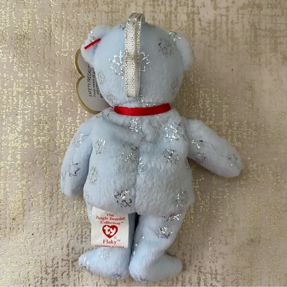 TY Jingle Beanie Bear, No Boundaries Floral Wristlet & Heart Earring Set - NWT